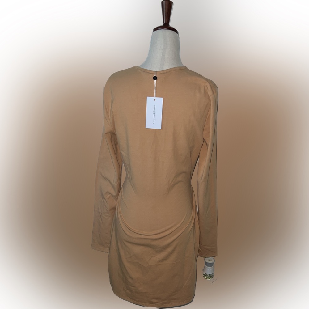 Lovers and Friends- NWT -Darcey Mini Dress - Latte Brown - Sizes: Medium & Large - Picture 4 of 7